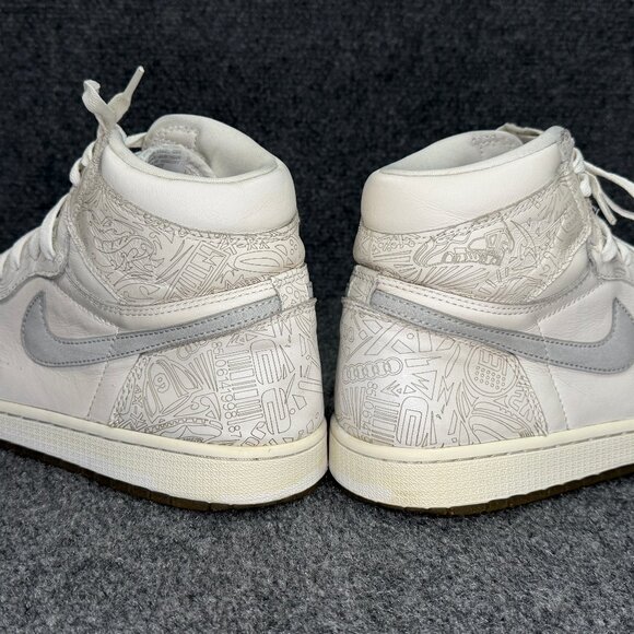 Jordan 1‎ Retro High Shoes Men\'s Size 11.5 30th Anniversary Laser White Grey main image 8